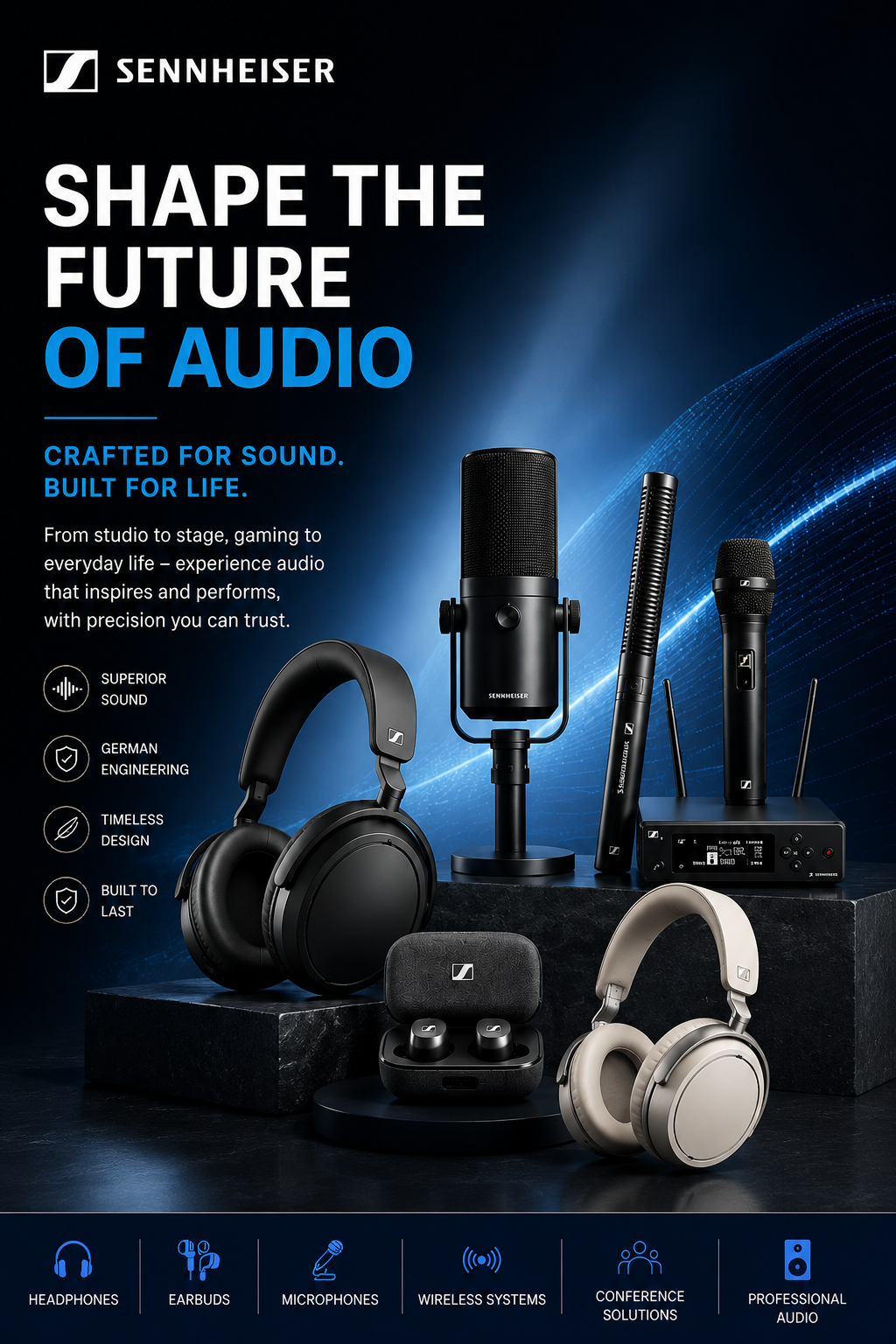 Sennheiser Wireless Systems & Conference Solutions - Authorized Dealer in Dimapur